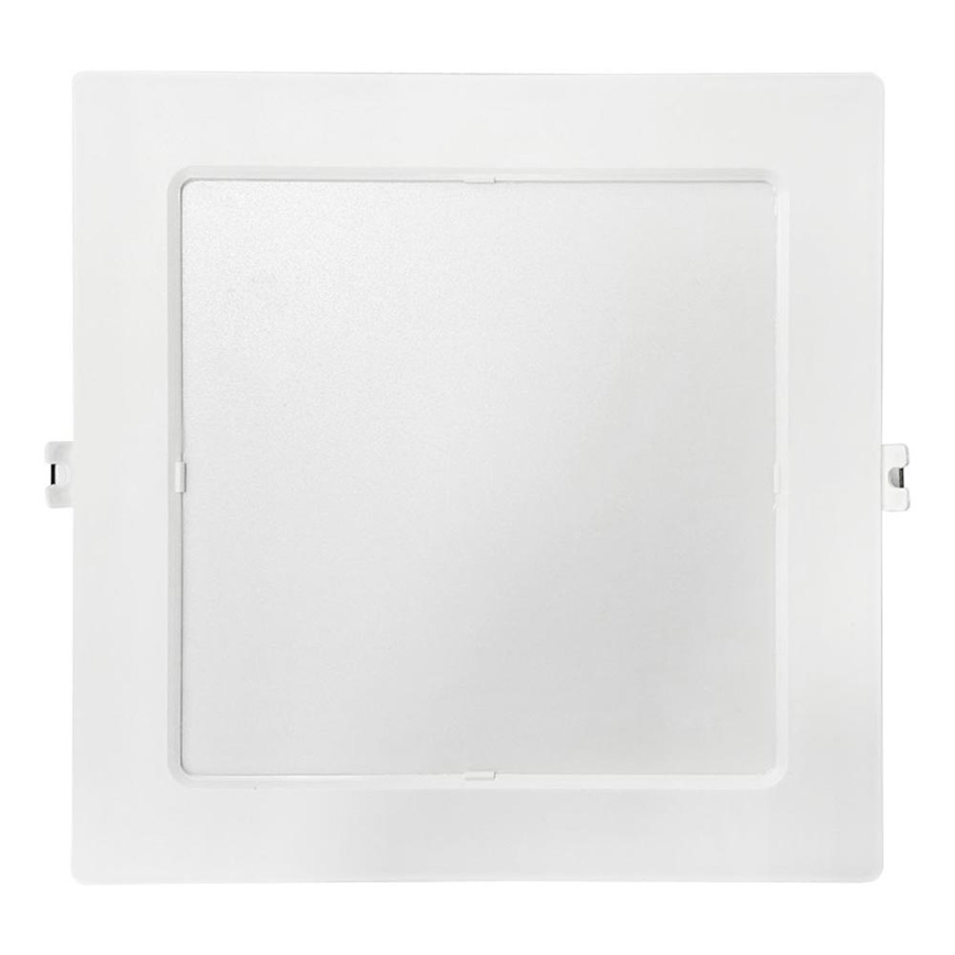 LED Ugradbena svjetiljka SQUARE LED/18W/230V 4000K 22x22 cm bijela