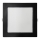 LED Ugradbena svjetiljka SQUARE LED/18W/230V 4000K 22x22 cm crna
