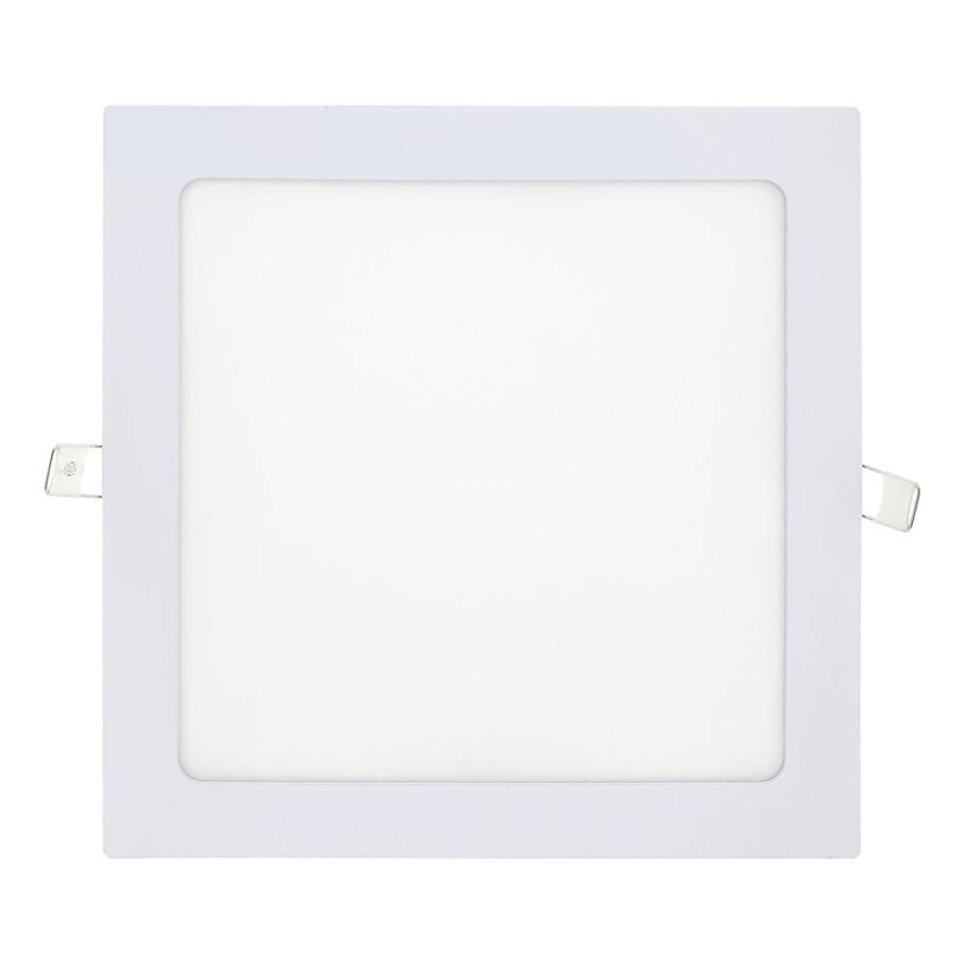 LED Ugradbena svjetiljka SQUARE LED/18W/230V 4200K 22x22 cm bijela