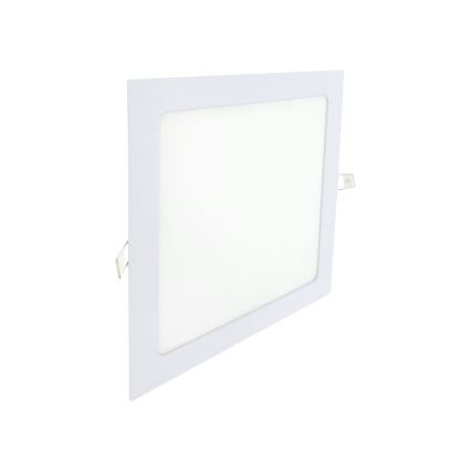 LED Ugradbena svjetiljka SQUARE LED/18W/230V 4200K 22x22 cm bijela