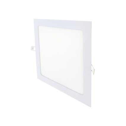 LED Ugradbena svjetiljka SQUARE LED/18W/230V 4200K 22x22 cm bijela