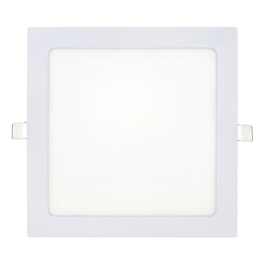 LED Ugradbena svjetiljka SQUARE LED/18W/230V 6500K 22x22 cm bijela