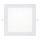 LED Ugradbena svjetiljka SQUARE LED/18W/230V 6500K 22x22 cm bijela