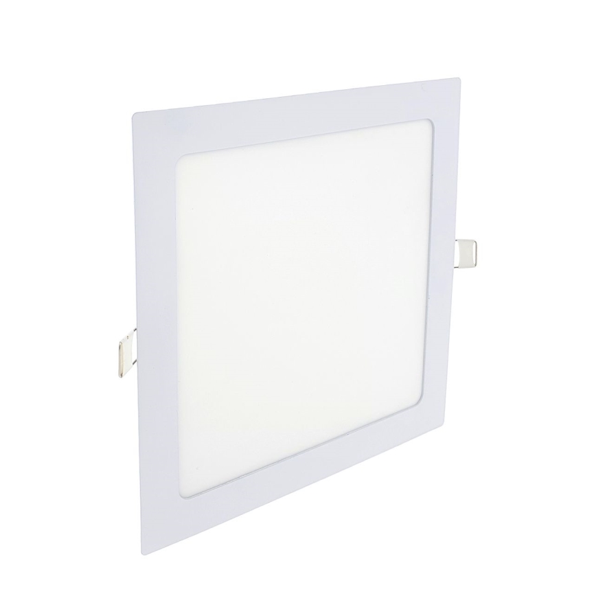 LED Ugradbena svjetiljka SQUARE LED/18W/230V 6500K 22x22 cm bijela