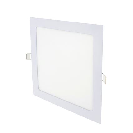 LED Ugradbena svjetiljka SQUARE LED/18W/230V 6500K 22x22 cm bijela
