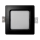 LED Ugradbena svjetiljka SQUARE LED/3W/230V 4000K 9x9 cm crna