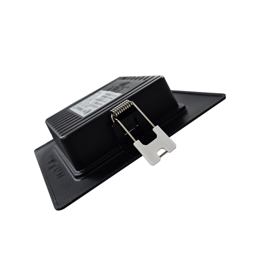 LED Ugradbena svjetiljka SQUARE LED/6W/230V 4000K 12x12 cm crna