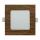 LED Ugradbena svjetiljka SQUARE LED/6W/230V 4200K 11,8x11,8 cm smeđa
