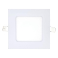 LED Ugradbena svjetiljka SQUARE LED/6W/230V 6500K 11,8x11,8 cm bijela