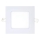 LED Ugradbena svjetiljka SQUARE LED/6W/230V 6500K 11,8x11,8 cm bijela
