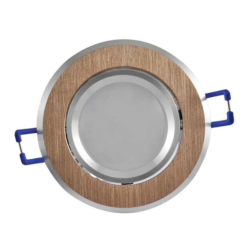 LED Ugradbena svjetiljka SUNCE OLAL 1xGU10/3,5W/230V 3000K pr. 8,4 cm zlatna