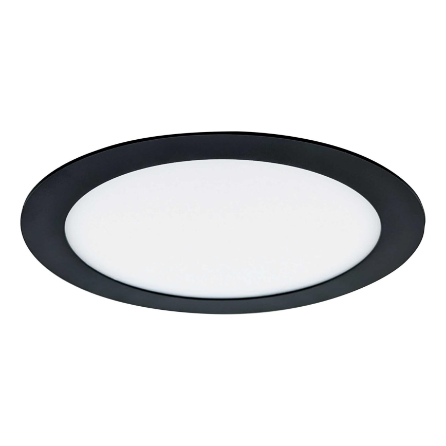 LED Ugradbena svjetiljka VEGA LED/18W/230V 2900/3900/5800K pr. 22,5 cm crna