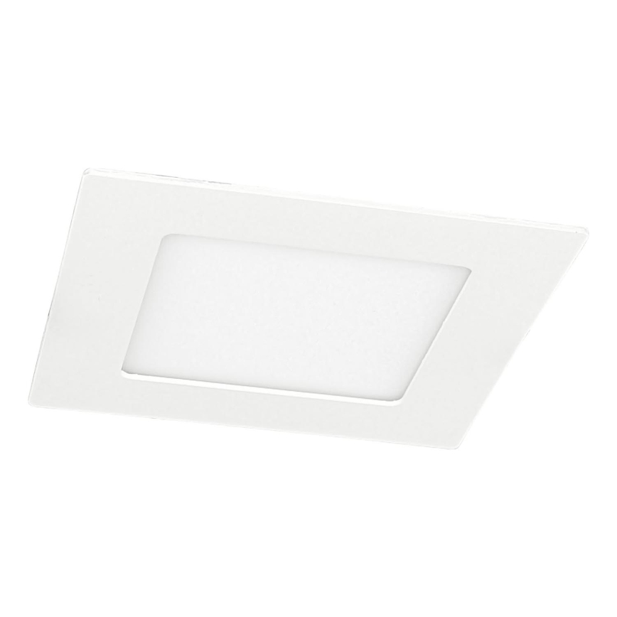 LED Ugradbena svjetiljka VEGA LED/6W/230V 2900/3900/5800K 12,5x12,5 cm bijela
