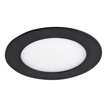 LED Ugradbena svjetiljka VEGA LED/6W/230V 2900/3900/5800K pr. 12,5 cm crna