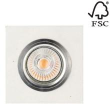 LED Ugradbena svjetiljka VITAR 1xGU10/5W/230V beton – FSC certificirano