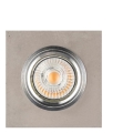 LED Ugradbena svjetiljka VITAR 1xGU10/5W/230V CRI 90 beton