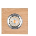 LED Ugradbena svjetiljka VITAR 1xGU10/5W/230V CRI 90 hrast