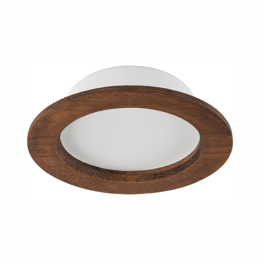 LED Ugradbena svjetiljka WOODY SPOT LED/12,5W/230V 3000K trešnja ø 16 cm