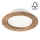 LED Ugradbena svjetiljka WOODY SPOT LED/12,5W/230V 4000K orah ø 16 cm