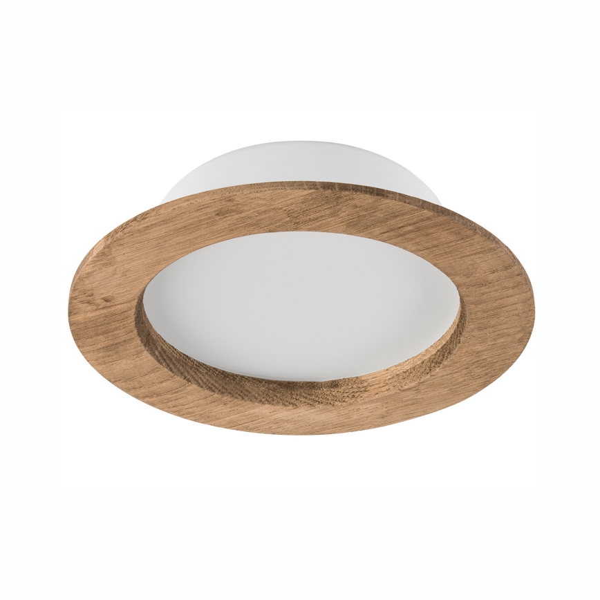 LED Ugradbena svjetiljka WOODY SPOT LED/12,5W/230V 4000K orah ø 16 cm