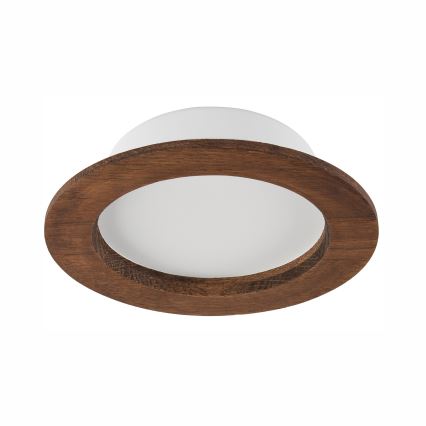 LED Ugradbena svjetiljka WOODY SPOT LED/12,5W/230V 4000K trešnja ø 16 cm