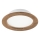 LED Ugradbena svjetiljka WOODY SPOT LED/16,5W/230V 4000K orah ø 18,5 cm