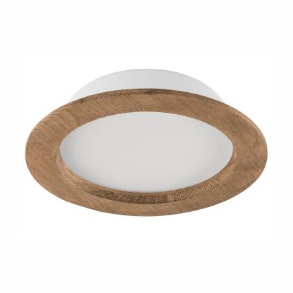 LED Ugradbena svjetiljka WOODY SPOT LED/16,5W/230V 4000K orah ø 18,5 cm