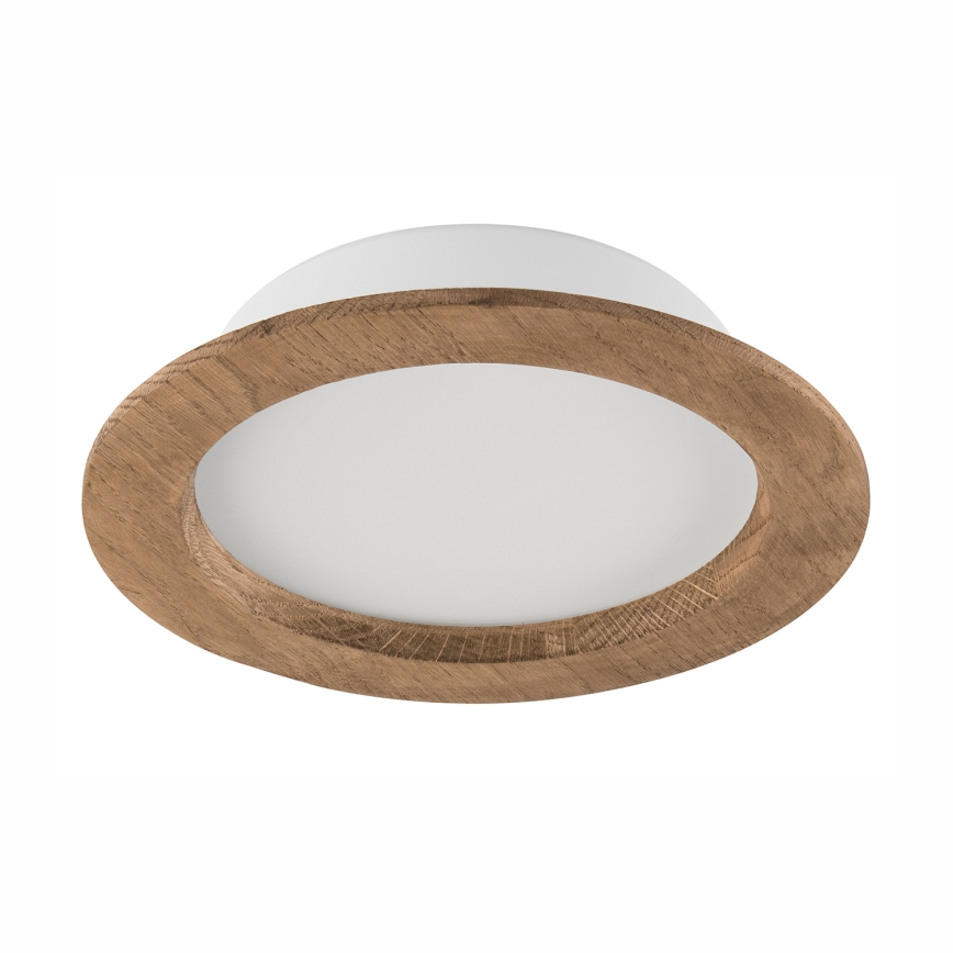 LED Ugradbena svjetiljka WOODY SPOT LED/16,5W/230V 4000K orah ø 18,5 cm