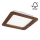 LED Ugradbena svjetiljka WOODY SPOT LED/17W/230V 3000K trešnja 18,5x18,5 cm