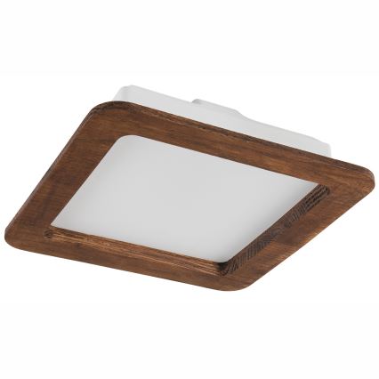 LED Ugradbena svjetiljka WOODY SPOT LED/17W/230V 3000K trešnja 18,5x18,5 cm