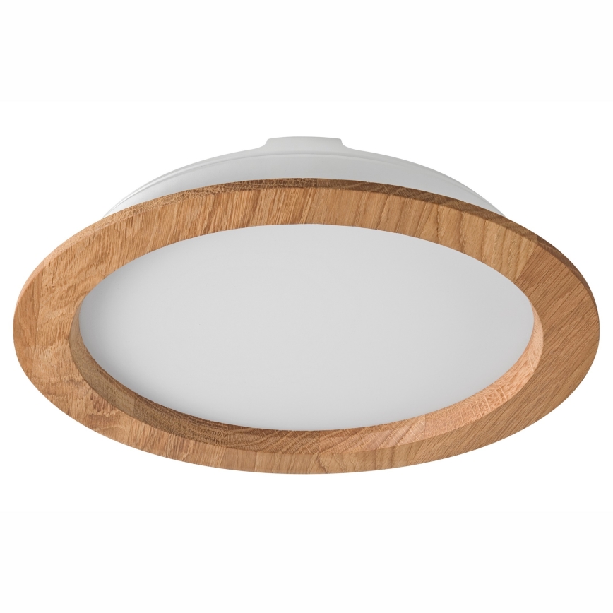 LED Ugradbena svjetiljka WOODY SPOT LED/23,5W/230V 4000K hrast ø 23,5 cm