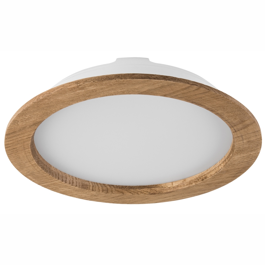 LED Ugradbena svjetiljka WOODY SPOT LED/23,5W/230V 4000K orah ø 23,5 cm