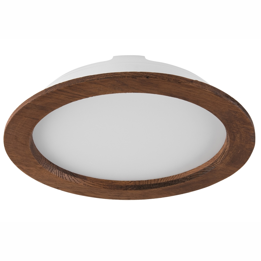 LED Ugradbena svjetiljka WOODY SPOT LED/23,5W/230V 4000K trešnja ø 23,5 cm
