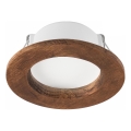 LED Ugradbena svjetiljka WOODY SPOT LED/5,5W/230V 4000K trešnja ? 10 cm