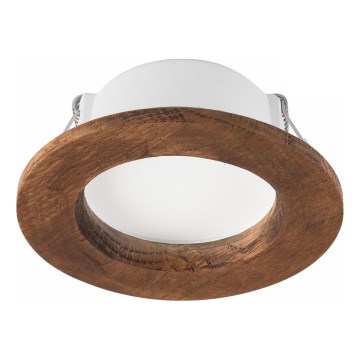 LED Ugradbena svjetiljka WOODY SPOT LED/5,5W/230V 4000K trešnja ? 10 cm