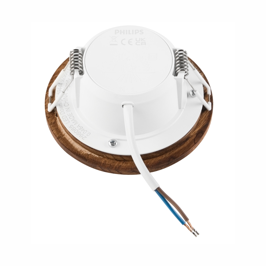LED Ugradbena svjetiljka WOODY SPOT LED/5,5W/230V 4000K trešnja ø 10 cm