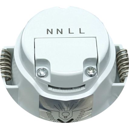 LED Ugradbena svjetiljka za kupaonicu BONO LED/5W/230V 3000K IP65 crna