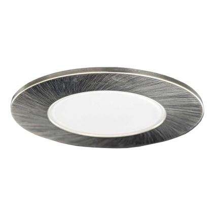 LED Ugradbena svjetiljka za kupaonicu BONO LED/5W/230V 4000K IP65 sjajni krom