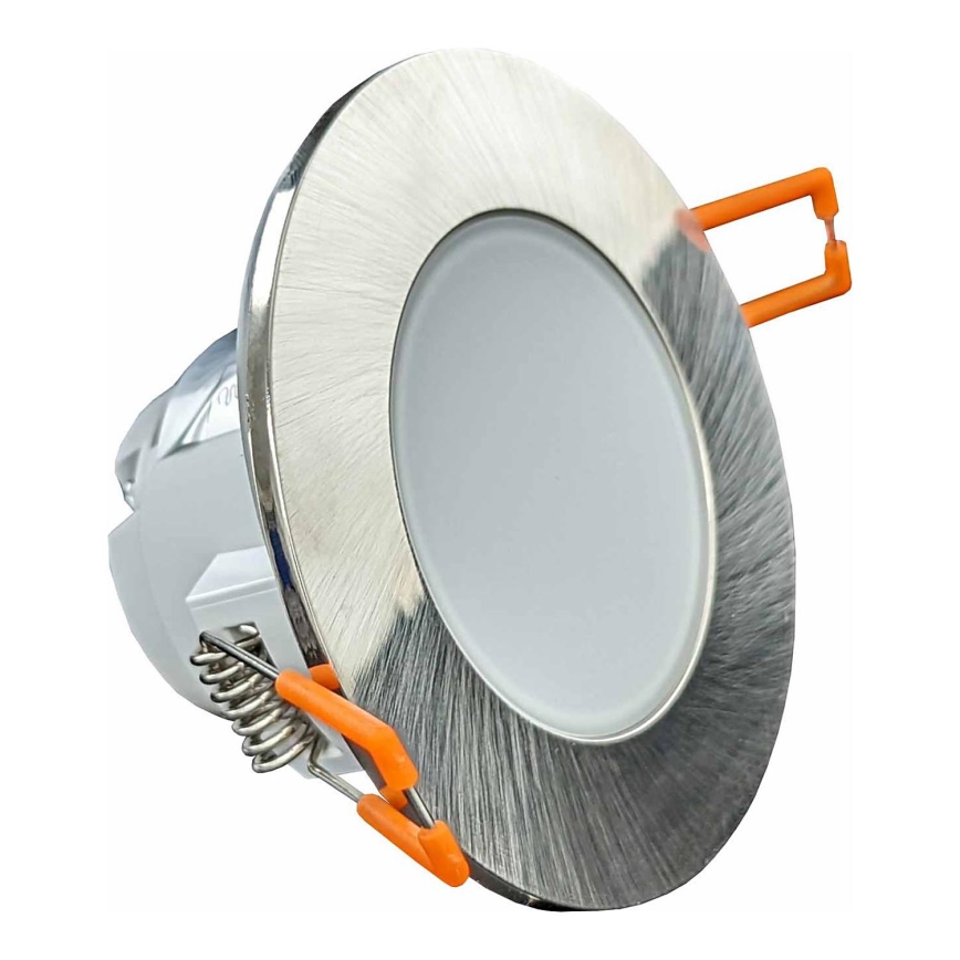 LED Ugradbena svjetiljka za kupaonicu BONO LED/8W/230V 3000K IP65 sjajni krom