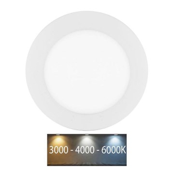LED Ugradbena svjetiljka za kupaonicu LADA LED/6W/230V 3000/4000/6000K pr. 12 cm IP44 bijela