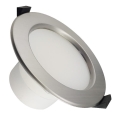 LED Ugradbena svjetiljka za kupaonicu LED/10W/230V 4000K srebrna IP44