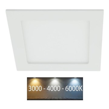 LED Ugradbena svjetiljka za kupaonicu LED/12W/230V 3000/4000/6000K IP44