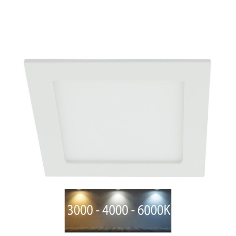 LED Ugradbena svjetiljka za kupaonicu LED/12W/230V 3000/4000/6000K IP44