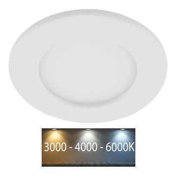 LED Ugradbena svjetiljka za kupaonicu LED/6W/230V 3000/4000/6000K IP44