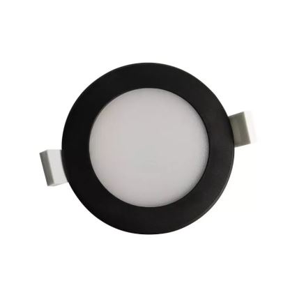 LED Ugradbena svjetiljka za kupaonicu LED/7W/230V 4000K crna IP44