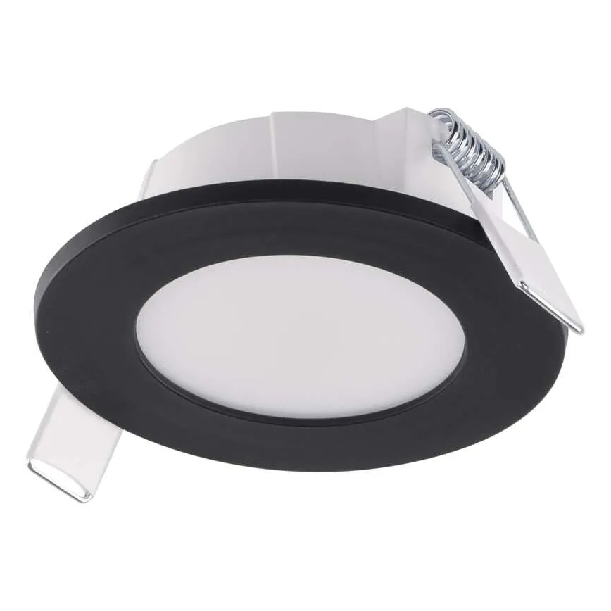LED Ugradbena svjetiljka za kupaonicu LORI LED/4,5W/230V IP65 2700/4000K pr. 8,5 cm crna
