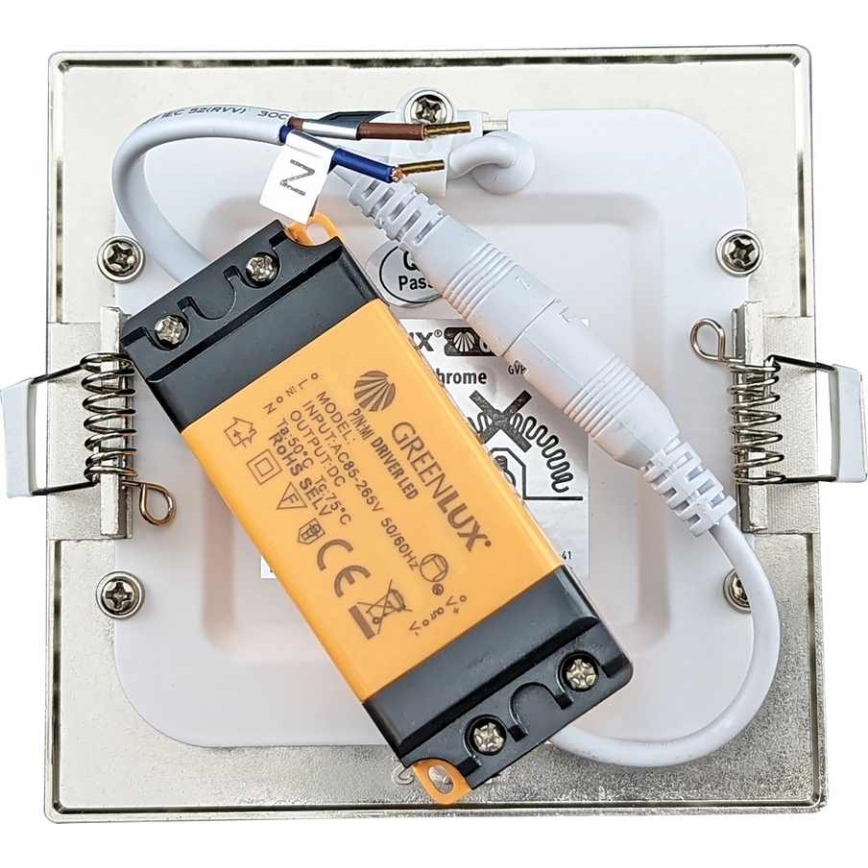 LED Ugradbena svjetiljka za kupaonicu VEGA LED/6W/230V 2800K 11,8 cm IP44