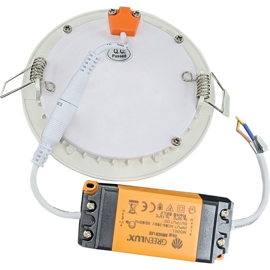 LED Ugradbena svjetiljka za kupaonicu VEGA LED/6W/230V 2800K pr. 11,8 cm IP44 snježno bijela