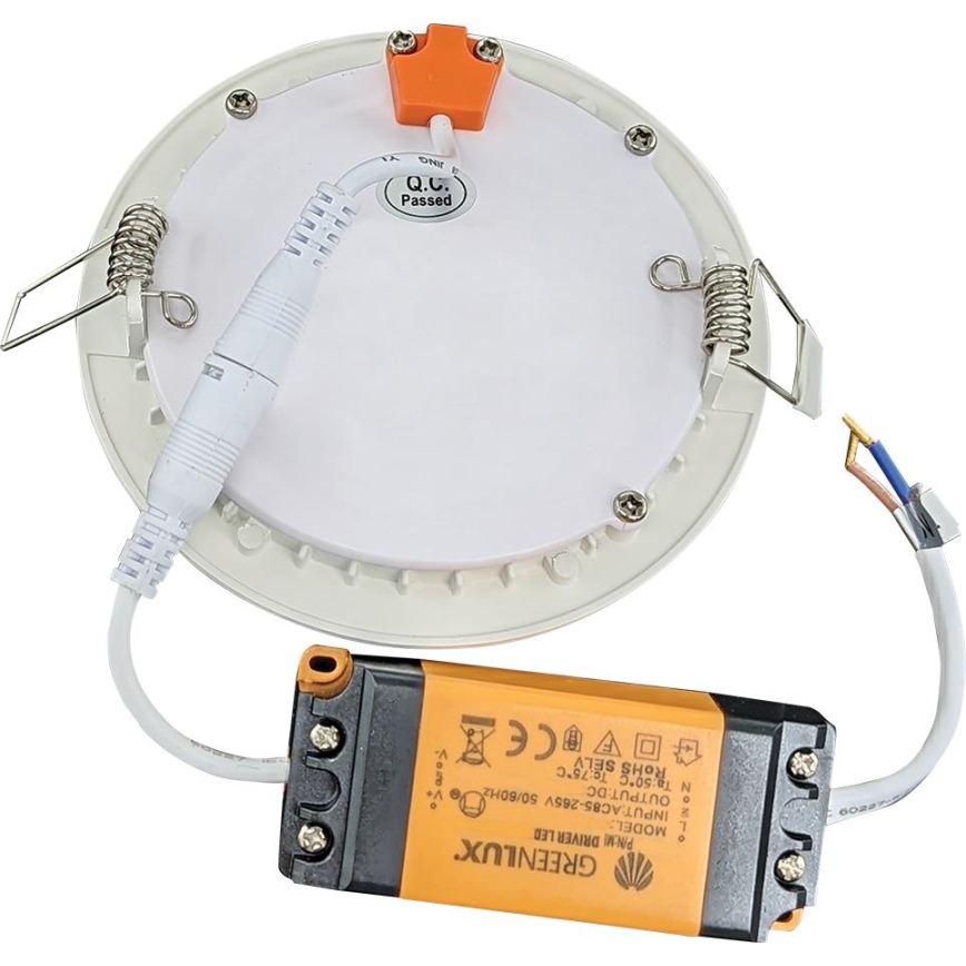 LED Ugradbena svjetiljka za kupaonicu VEGA LED/6W/230V 2800K pr. 11,8 cm IP44