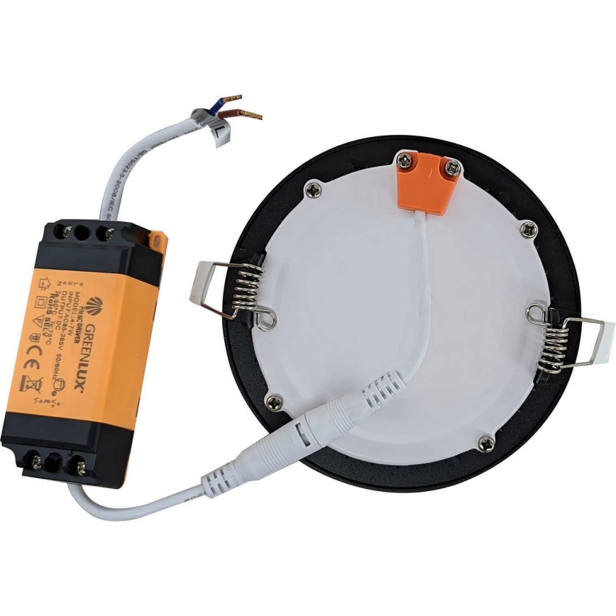 LED Ugradbena svjetiljka za kupaonicu VEGA LED/6W/230V 2800K pr. 11,8 cm IP44